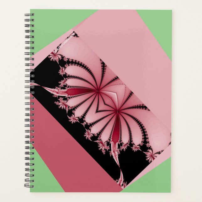 Fractal Garden orchid & mantis Planner (Front)