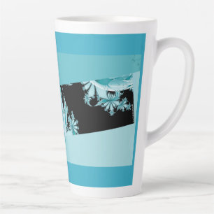 Fractal Garden sky Latte Mug