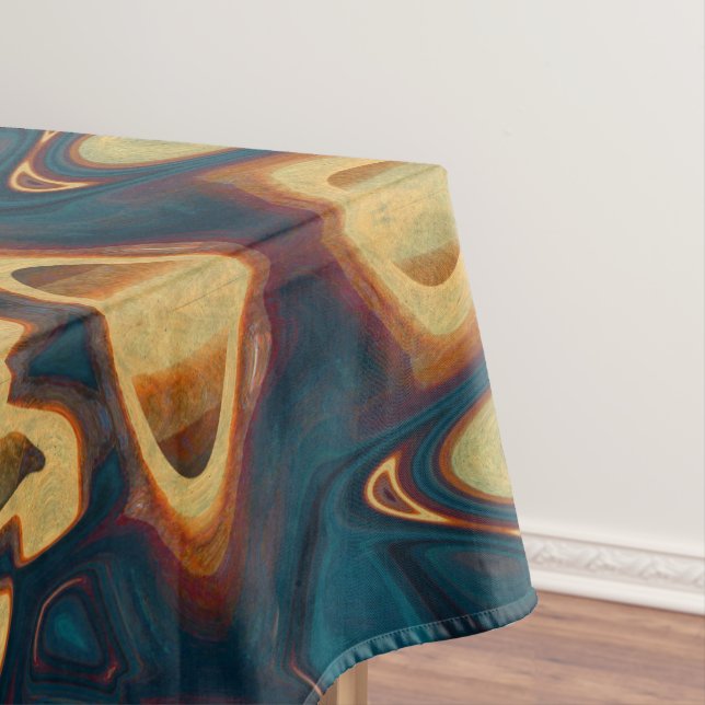 fractal geometric pattern composition tablecloth (In Situ)