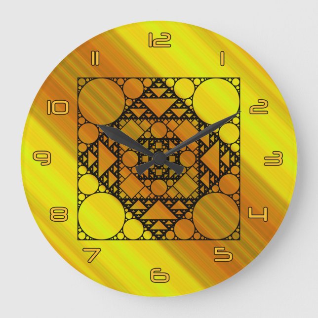 Fractal Geometry Clock (Front)