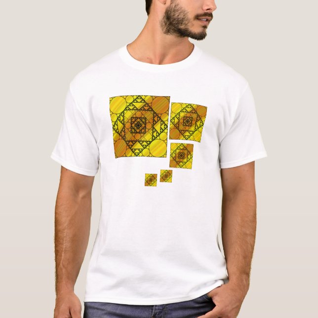 Fractal Geometry Men's Light Shirt (Front)