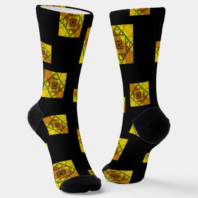 Fractal Geometry Socks (Angled)