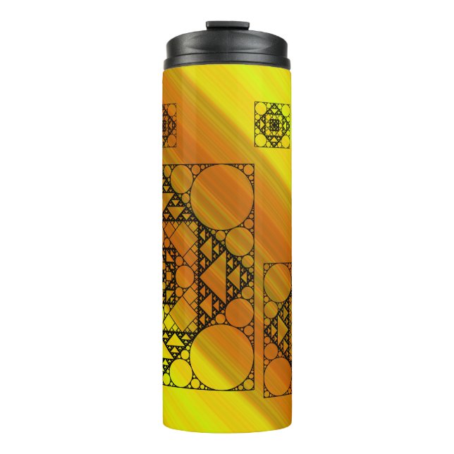 Fractal Geometry Thermal Tumbler (Front)