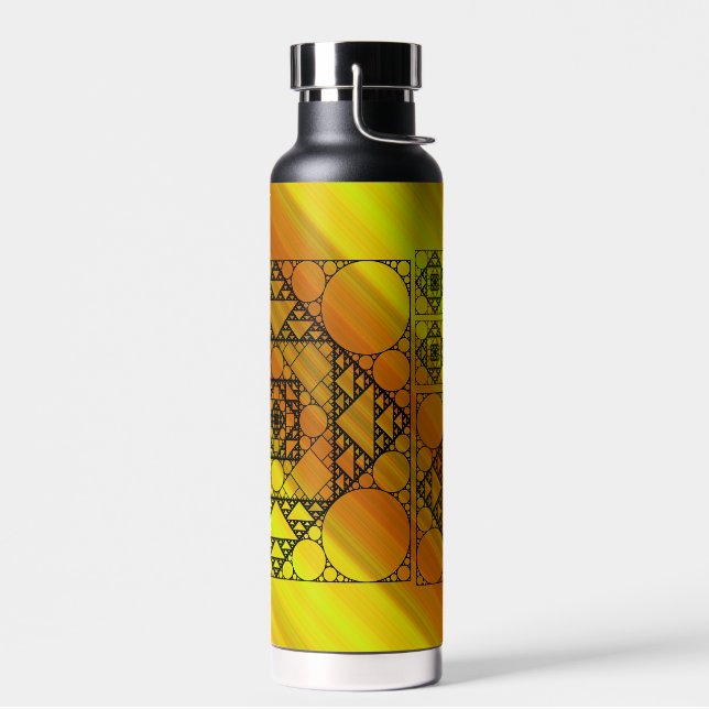 Fractal Geometry Water Bottle (Left)