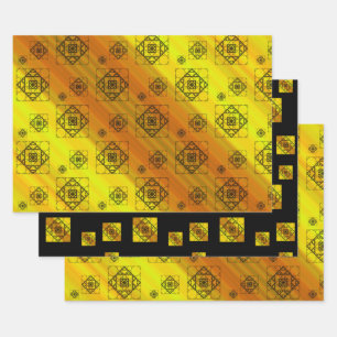 Fractal Geometry Wrapping Paper Set