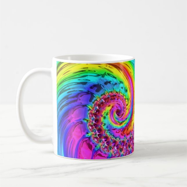 Fractal Glass 6 Mug (Left)