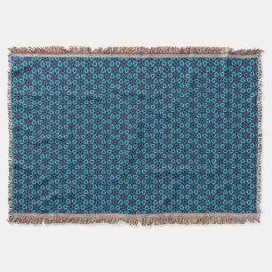 Fractal Glow  Throw Blanket