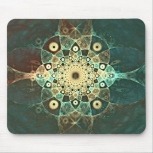 Fractal grunge mouse pad