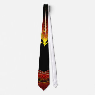 Fractal - Heart - Victorian love Tie