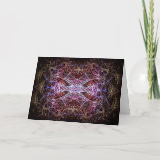 Fractal Hearts on the Side Card