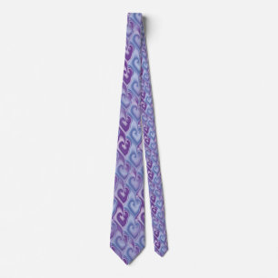 Fractal Hearts seamless pattern + your ideas Tie