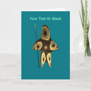 Fractal Inuit Hunter Card