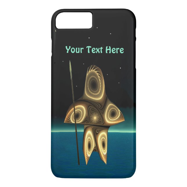 Fractal Inuit Hunter Case-Mate iPhone Case (Back)
