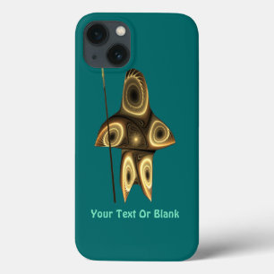 Fractal Inuit Hunter iPhone 13 Case