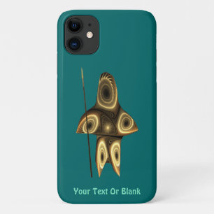 Fractal Inuit Hunter iPhone 11 Case