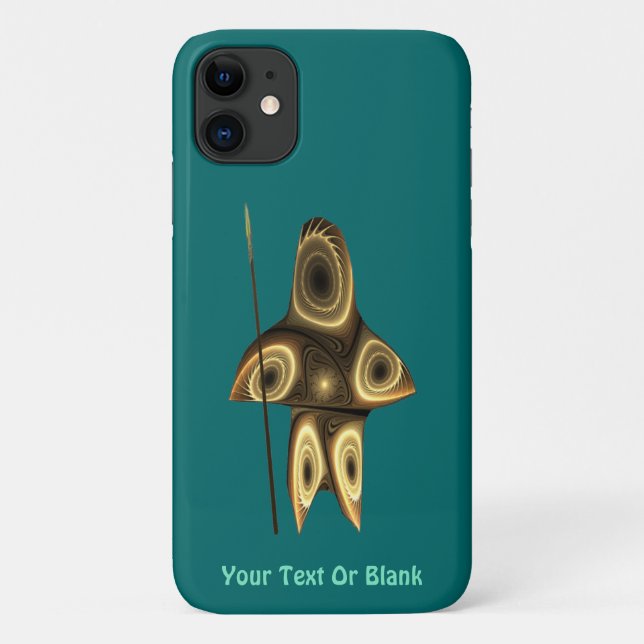 Fractal Inuit Hunter Case-Mate iPhone Case (Back)