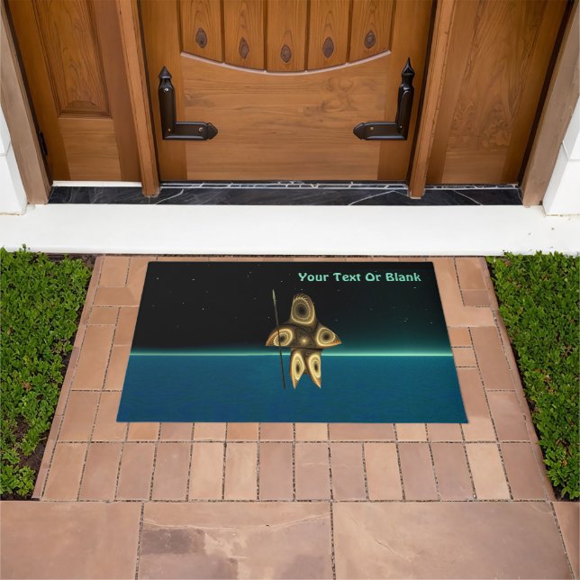 Fractal Inuit Hunter Doormat (Outdoor)
