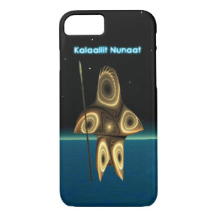 Fractal Inuit Hunter - Greenland iPhone 8/7 Case