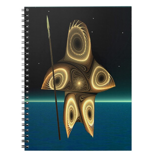 Fractal Inuit Hunter Notebook (Front)