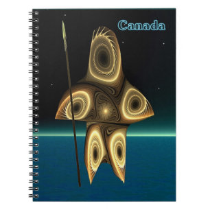 Fractal Inuit Hunter Notebook