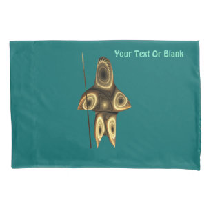 Fractal Inuit Hunter Pillowcase