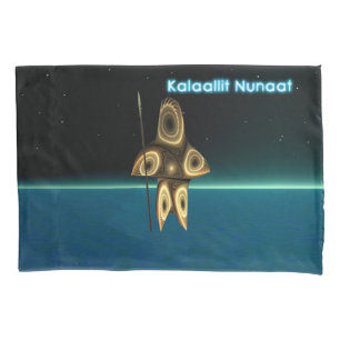 Fractal Inuit Hunter Pillowcase