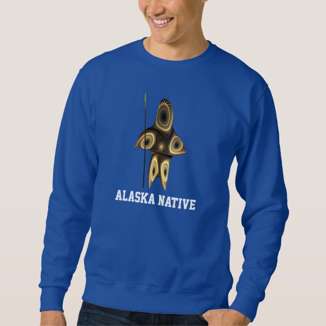 Fractal Inuit Hunter Sweatshirt (Front)