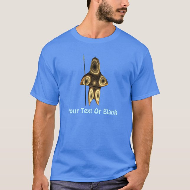 Fractal Inuit Hunter T-Shirt (Front)