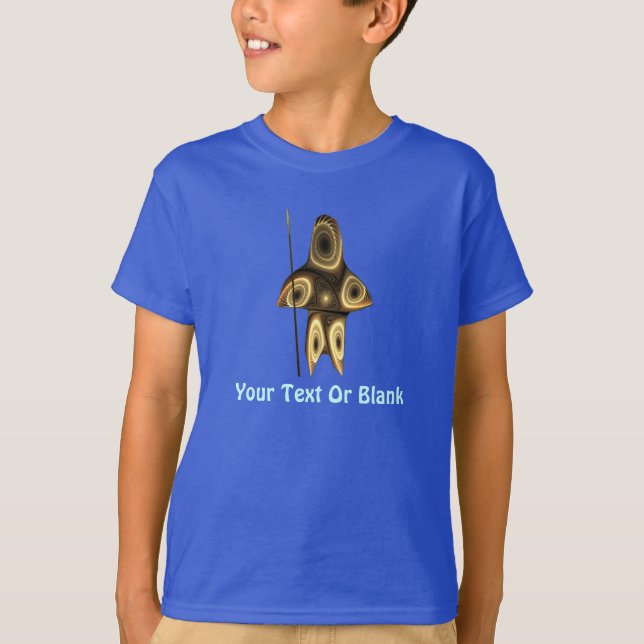 Fractal Inuit Hunter T-Shirt (Front)
