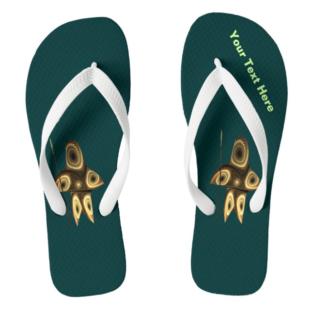 Fractal Inuit Hunter Thongs (Footbed)