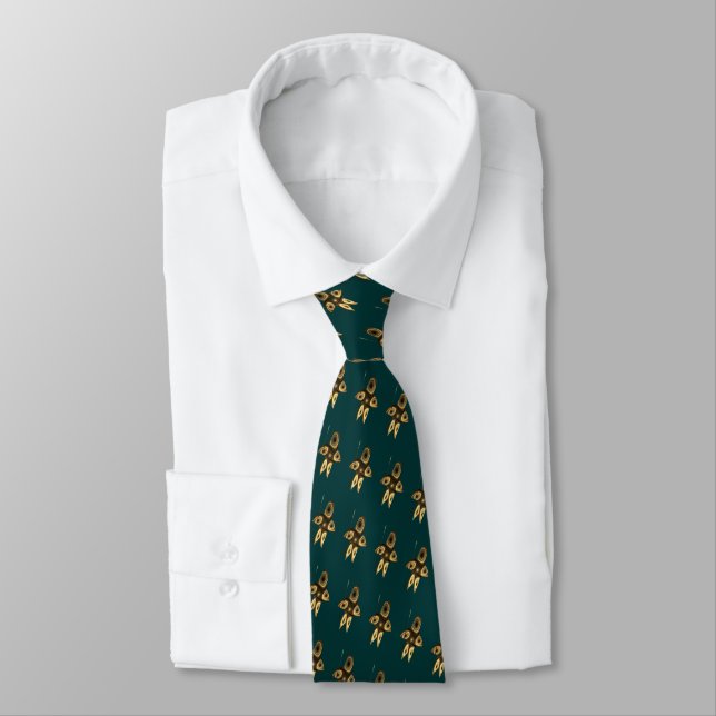 Fractal Inuit Hunter Tie (Tied)
