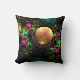 Fractal Julian Pearl Jewellery Background - Fracta Cushion