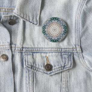 Fractal Kaleidoscope 6 Cm Round Badge