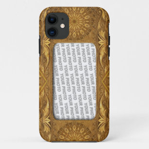 Fractal Kaleidoscope Composing - antique Template iPhone 11 Case