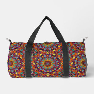 Fractal Kaleidoscope Mandala Art Design-44444 Duffle Bag