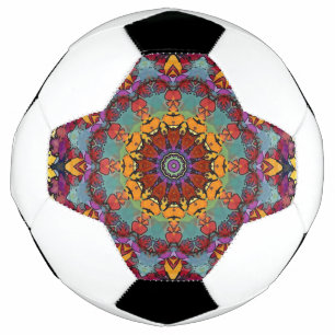 Fractal Kaleidoscope Mandala Pattern-64351 Soccer Ball