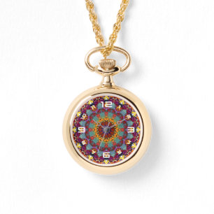 Fractal Kaleidoscope Mandala Pattern-64351 Watch