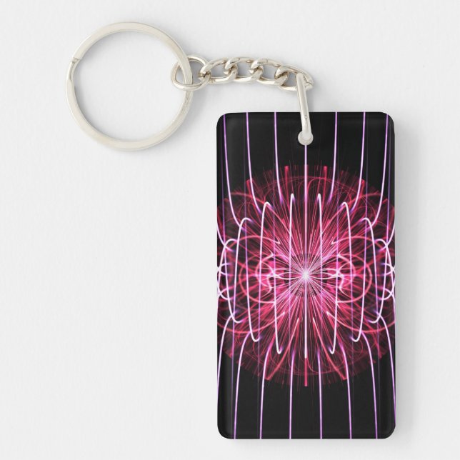 Fractal Light Keychain (Front)
