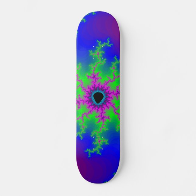 Fractal Lightning: Custom Skateboard (Front)