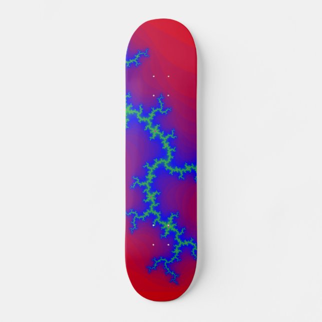Fractal Lightning: Custom Skateboard (Front)