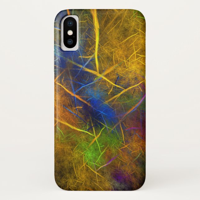 Fractal Lightning (Storm Flame) Case-Mate iPhone Case (Back)