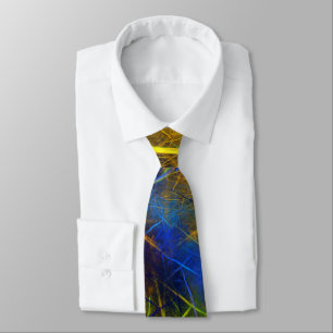 Fractal Lightning (Storm Flame) Tie