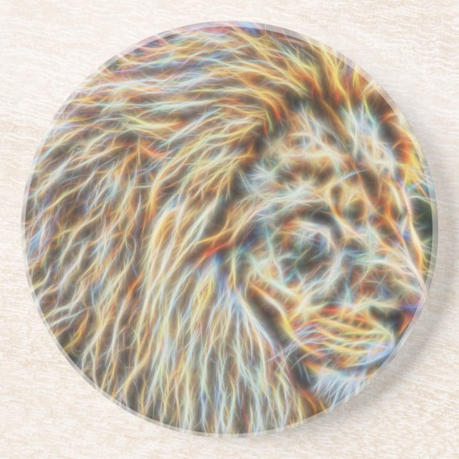Fractal Lion Coaster (Front)