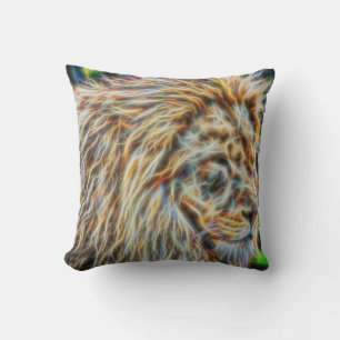 Fractal Lion Cushion