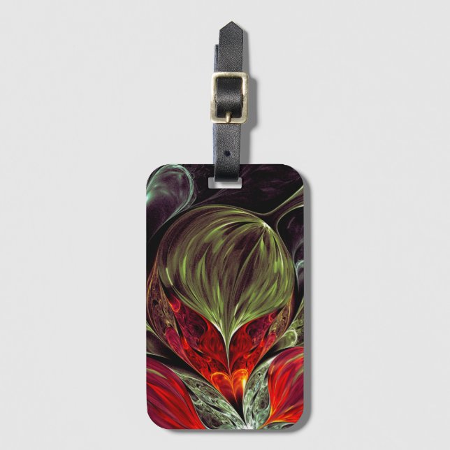 Fractal Luggage Tag (Front Vertical)