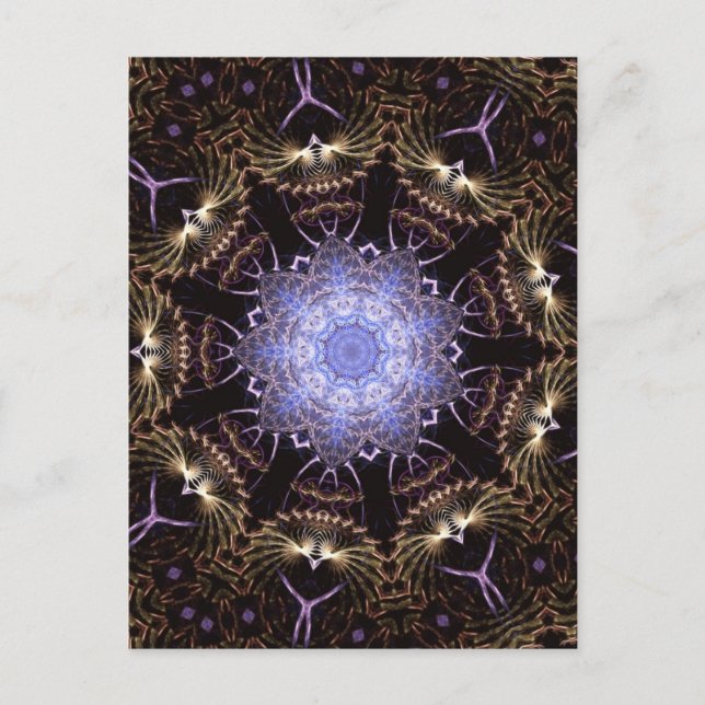 Fractal Mandala #65 Postcard (Front)