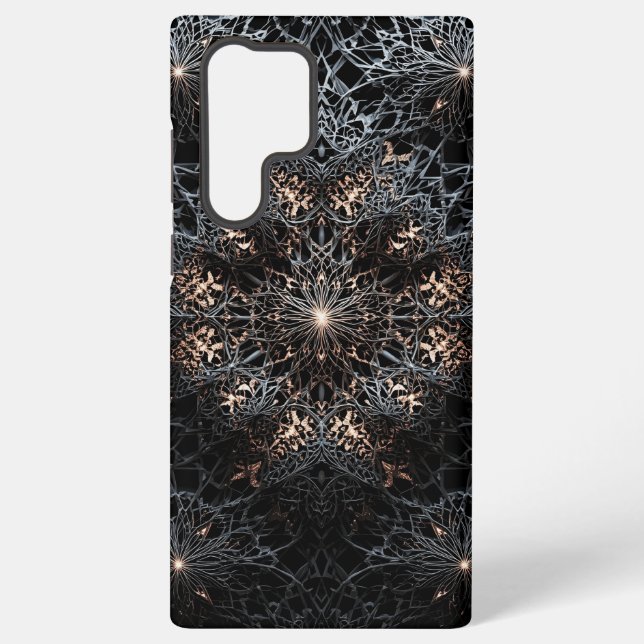 Fractal Mandala Cosmic Starburst Samsung S22 Ultra Samsung Galaxy S22 Ultra Case (Back)