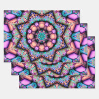 Fractal Mandala Floral Psychedelic