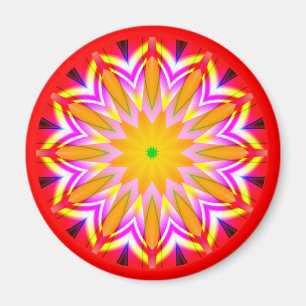 Fractal Mandala Magnet