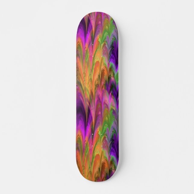 Fractal Marble 4-1 Skateboard (Front)